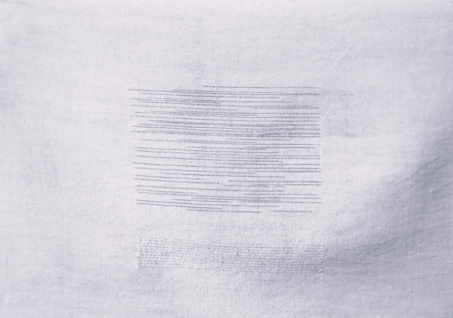 sans titre, 2025, coton / lin,